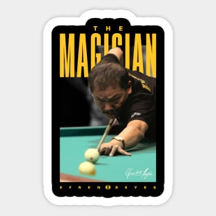 Efren Reyes Greatest Pool Player of All Time Sticker